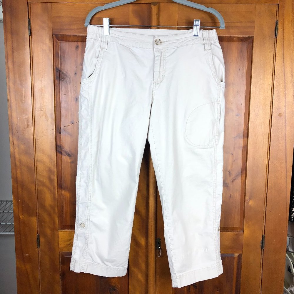Woolrich Cargo Cropped/Capri Hiking Pants Outdoor Camping Rugged Gorpcore